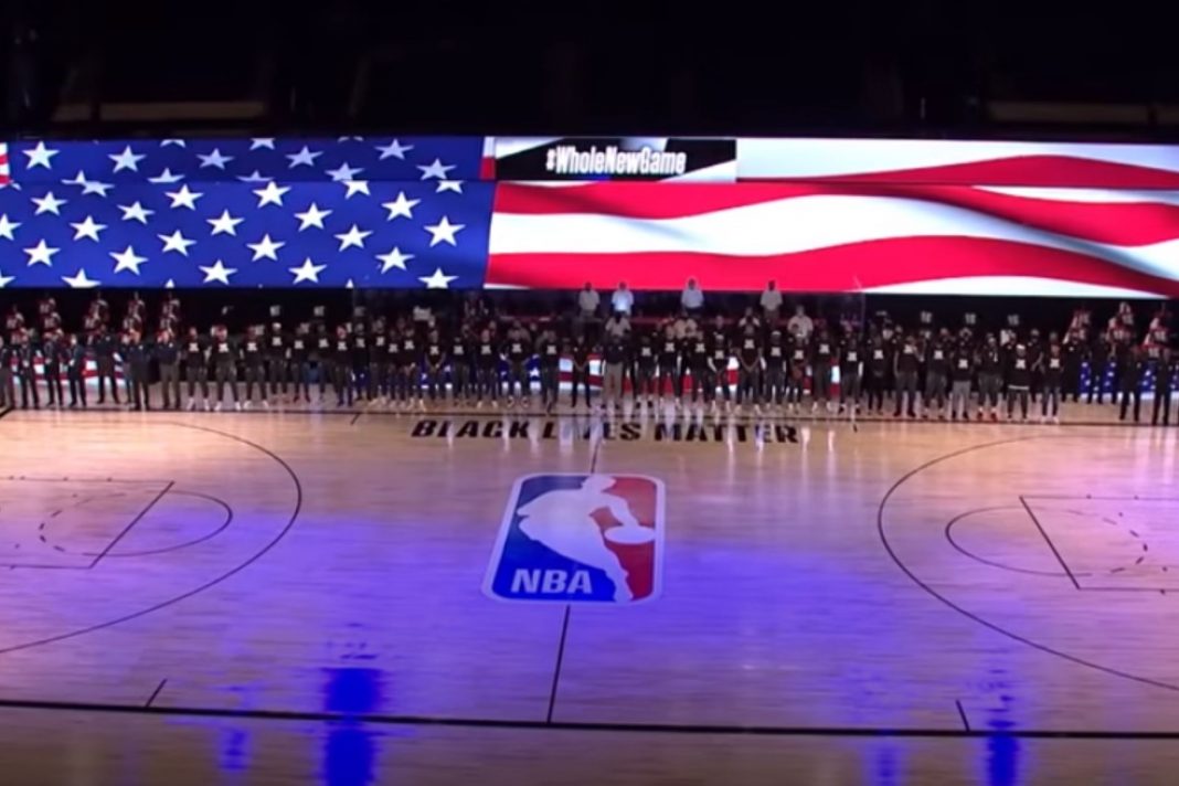 One NBA player who stood for the national anthem’s season is over after