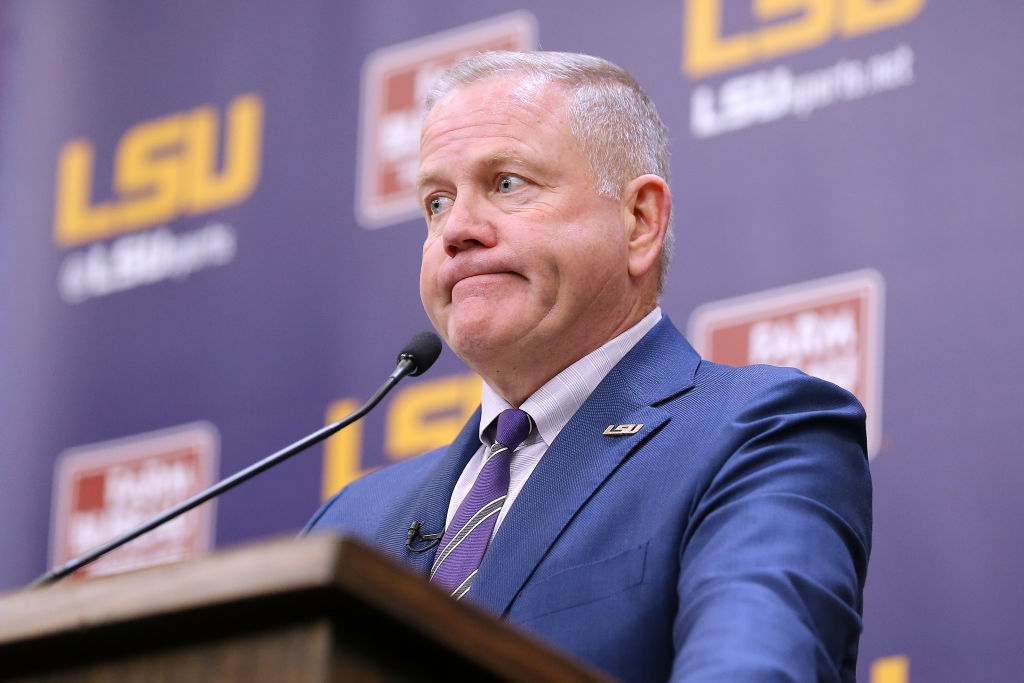 Brian Kelly Had The Worst Day Of His Life During LSU's Loss To FSU And ...